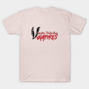 V is for Vampire T-Shirt